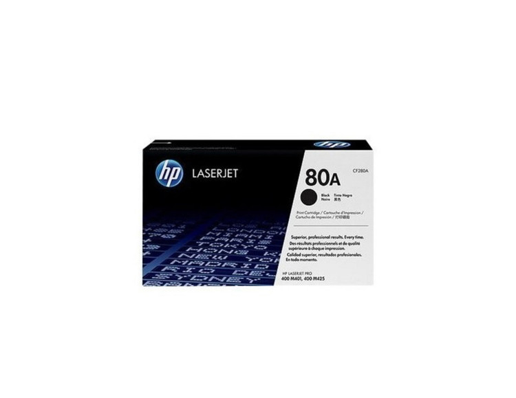 HP 80A Black LaserJet Toner Cartridge CF280A