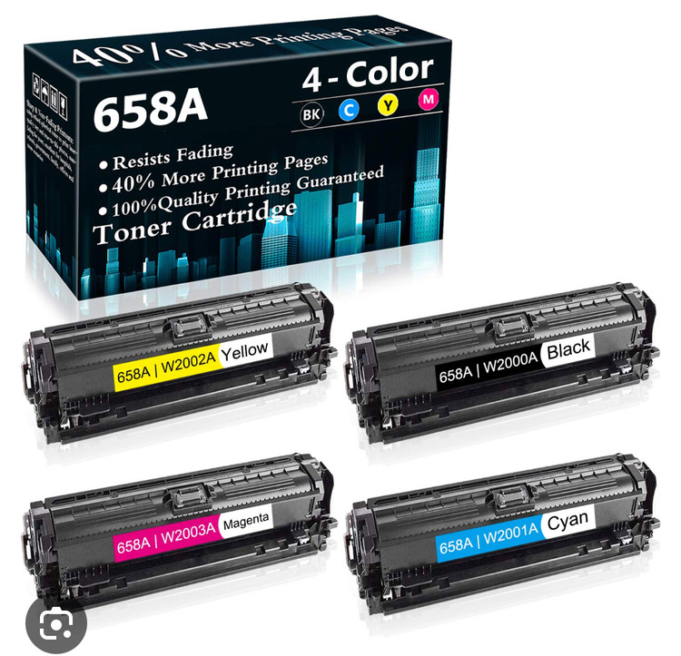 کارتریج رنگی hp 658A