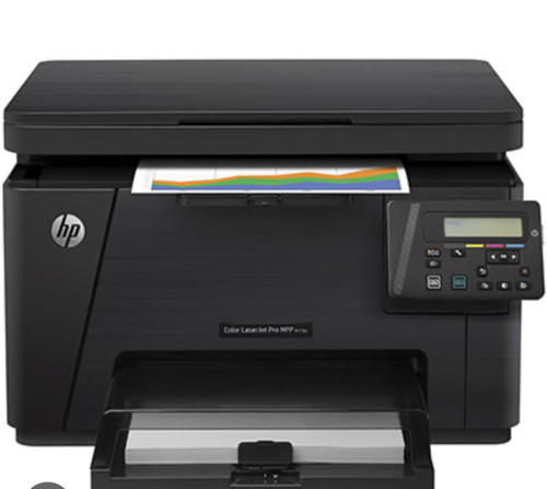 خرید وقیمت پرینتر چندکاره لیزری رنگی hp Color laser jet pro MFP m176n