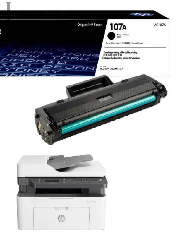 قیمت کاتریج hp 107a