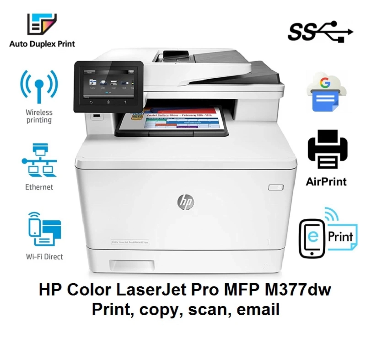 hp color laser jet pro MFP M377dw