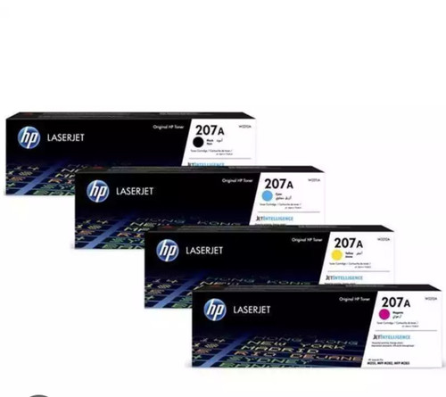 متن جایگزین پیشنهادی برای تصویر کارتریج HP 207A: “کارتریج تونر رنگی HP 207A اورجینال برای پرینترهای سری HP M255 و M283، کیفیت چاپ بالا و ظرفیت مناسب، انتخابی ایدهآل برای چاپ حرفهای.”