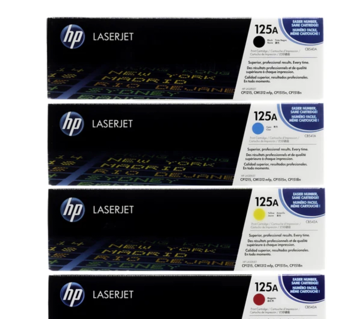 قیمت خرید کارتریج تونر لیزری رنگی اچ پی مدلHP 125A (CB540A- CB541A - CB542A - CB543A) -