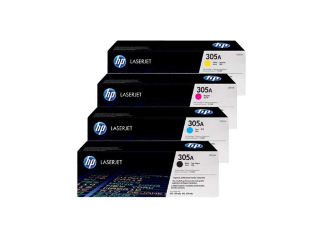 HP 305A Color LaserJet Toner Cartridge (CE410A CE411A CE412A CE413A )