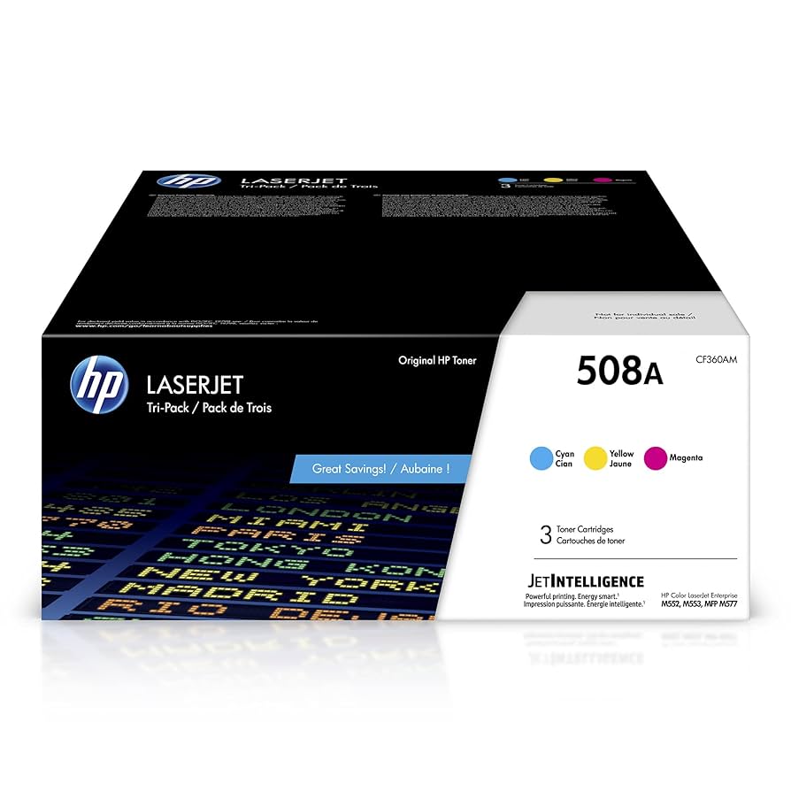 Color Toner Cartridge HP 508a / M553 / M577
