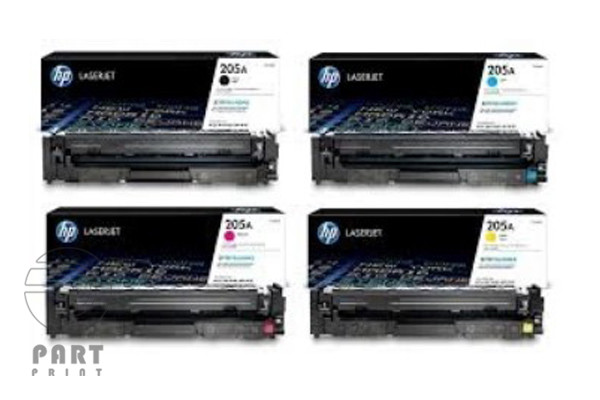 خرید و قیمت کارتریج رنگی اچ پی مدل HP 205A | پک چهار تایی