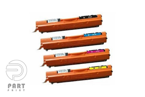 HP 130A Toner Cartridge Set , Black , Cyan , Magenta , Yellow