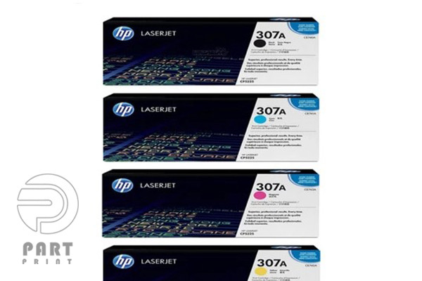 HP 307A LaserJet Toner Cartridge CE740A CE741A CE742A CE743A