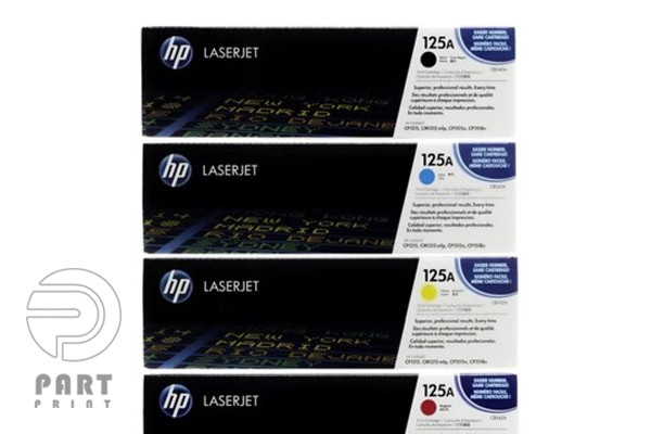 HP 125A Color LaserJet Toner Cartridge CB540A CB541A CB542A CB543A