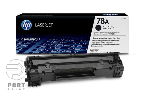 HP 78A Black LaserJet Toner Cartridge CE278A