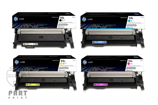 قیمت و خرید کارتریج رنگی اچ پی مدل HP 117A | ست چهار تایی