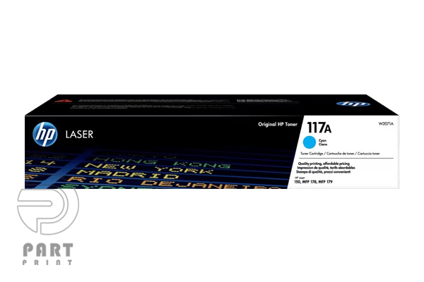 قیمت و خرید کارتریج آبی اچ پی مدل HP 117A / W2071A