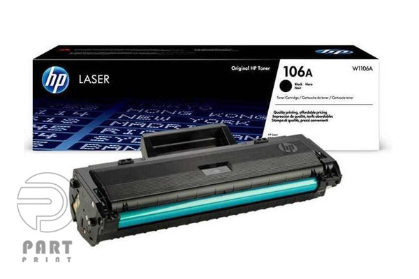 تصویر کارتریج HP 106A W1106A سازگار با HP LaserJet 107a مناسب چاپ اسناد اداری، فاکتورها، قراردادها و مدارک رسمی