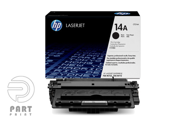 کارتریج HP 14A CF214A اورجینال برند HP با گارانتی سلامت، اصالت کالا و خدمات پس از فروش، خرید مطمئن از پارت پرینت