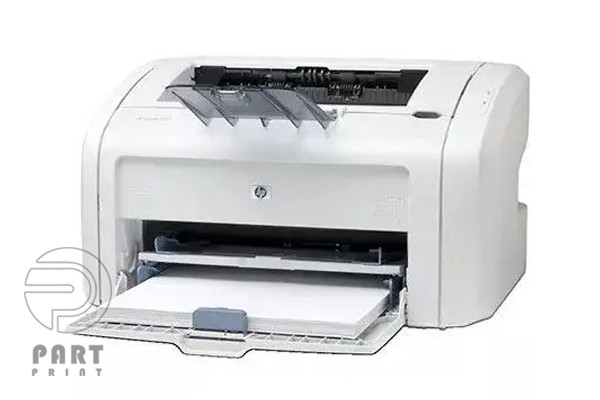 HP LaserJet 1018 برند HP، پرینتر لیزری تککاره با طراحی کوچک، دوام بالا و هزینه نگهداری مناسب