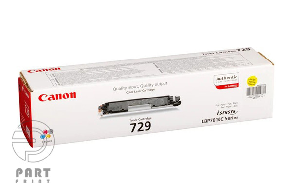 کارتریج لیزری زرد Canon 729 Yellow مناسب LBP7010C و LBP7018C؛ خرید آنلاین با قیمت مناسب، گارانتی، اصالت کالا و خدمات پس از فروش پارت پرینت